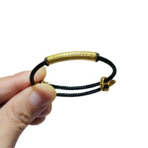 Gold shop heart meridian bracelet, gold curved tube, lucky bead, steel wire rope, sand gold bangle for couples