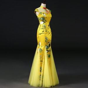 Chinesestylecheongsam women's new long mermaid skirt