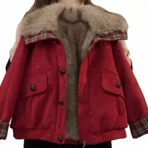 Thick fleece-lined winter coats for boys and girls to protect against temperatures as low as -20 degrees Celsius.