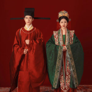 Song Dynasty Hanfu bride wedding dress 2023 new Chinese style high-end retro wedding dress Fengguan Xiapei