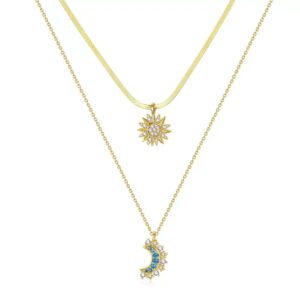 Sun and Moon Couple Necklaces: Unique and Stylish Design