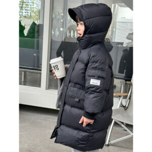 New mid-length children's Korean style down jacket