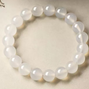 White agate couple bracelet brings good luck.