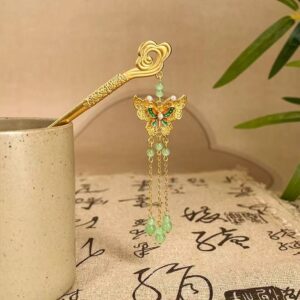 High-quality Chinese-style hairpins, handmade. Intangible cultural heritage.