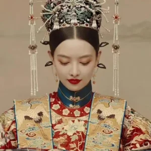 New Ming Dynasty wedding queen wedding phoenix crown